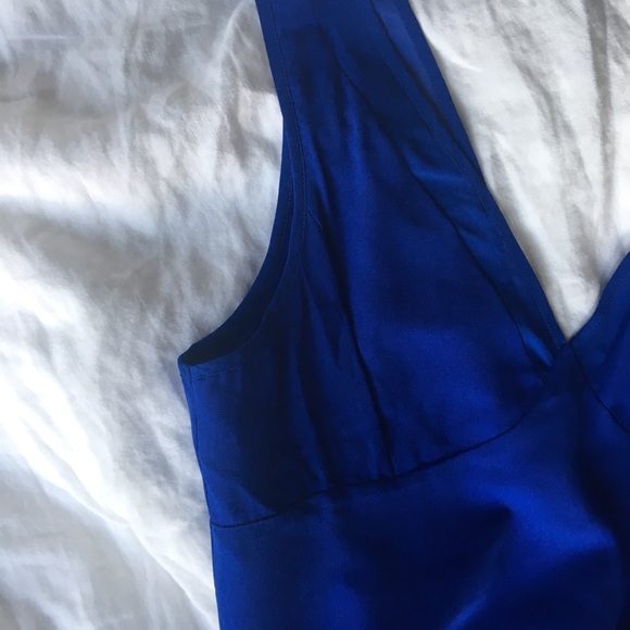 [tinley road] blue sia formal panel maxi dress M - Picture 3 of 3